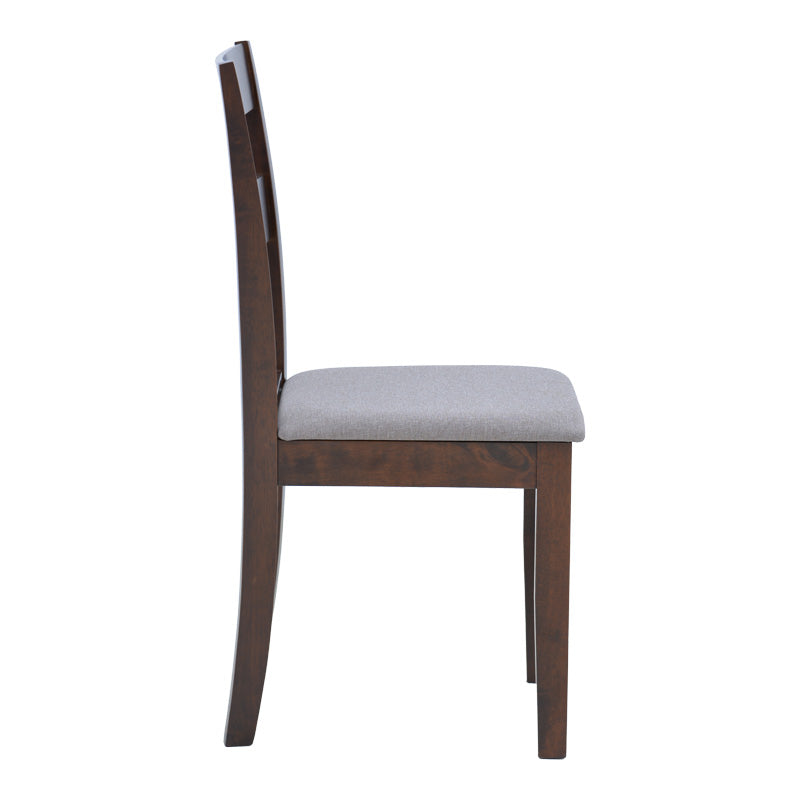 Καρέκλα Dallan pakoworld rubberwood σε καρυδί απόχρωση 40x47.5x89εκ - Hippiehome.gr
