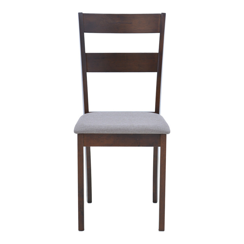 Καρέκλα Dallan pakoworld rubberwood σε καρυδί απόχρωση 40x47.5x89εκ - Hippiehome.gr