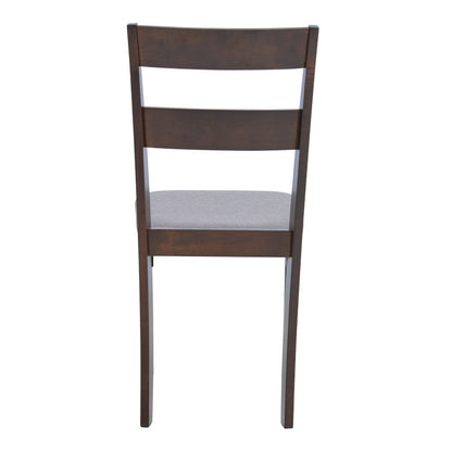 Καρέκλα Dallan pakoworld rubberwood σε καρυδί απόχρωση 40x47.5x89εκ - Hippiehome.gr