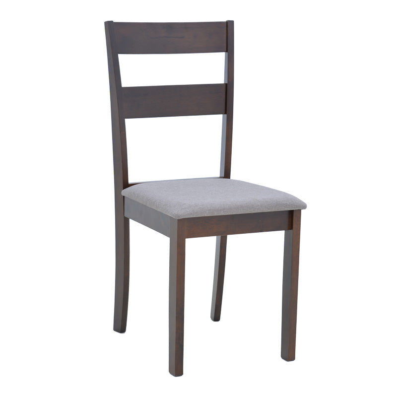 Καρέκλα Dallan pakoworld rubberwood σε καρυδί απόχρωση 40x47.5x89εκ - Hippiehome.gr