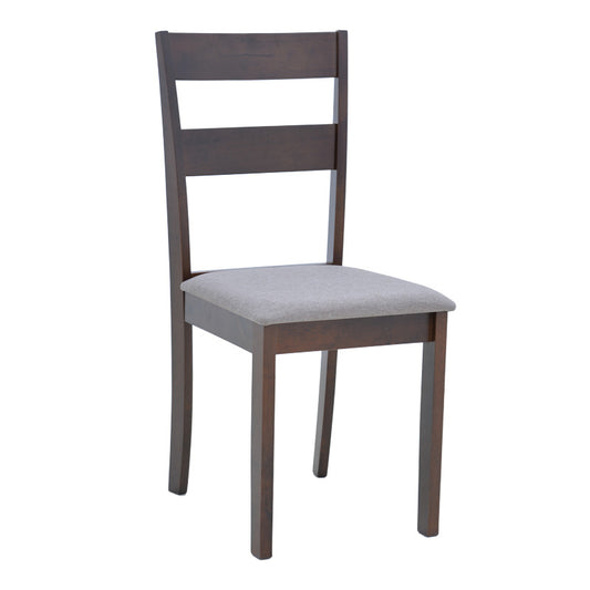 Καρέκλα Dallan pakoworld rubberwood σε καρυδί απόχρωση 40x47.5x89εκ - Hippiehome.gr