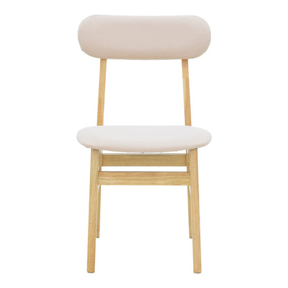 Καρέκλα Gaborn pakoworld σε φυσικό-μπεζ απόχρωση 47x47x81,5εκ - Hippiehome.gr