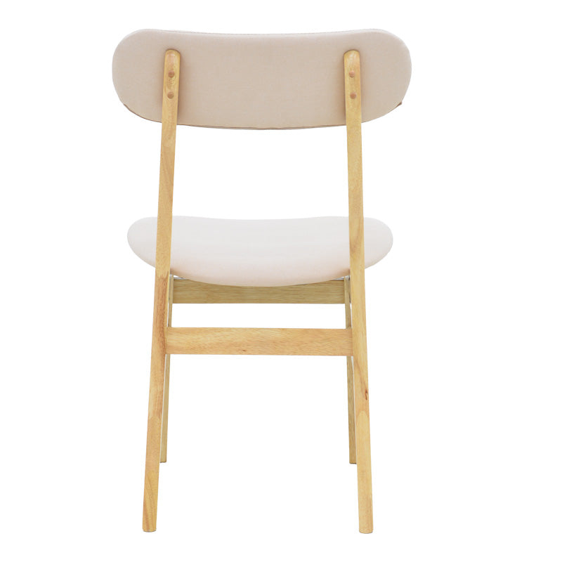 Καρέκλα Gaborn pakoworld σε φυσικό-μπεζ απόχρωση 47x47x81,5εκ - Hippiehome.gr