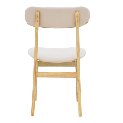 Καρέκλα Gaborn pakoworld σε φυσικό-μπεζ απόχρωση 47x47x81,5εκ - Hippiehome.gr