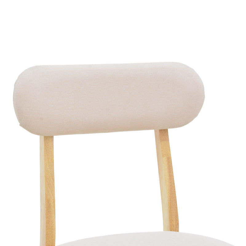 Καρέκλα Gaborn pakoworld σε φυσικό-μπεζ απόχρωση 47x47x81,5εκ - Hippiehome.gr