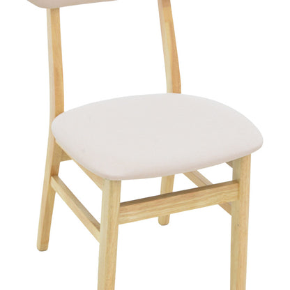 Καρέκλα Gaborn pakoworld σε φυσικό-μπεζ απόχρωση 47x47x81,5εκ - Hippiehome.gr