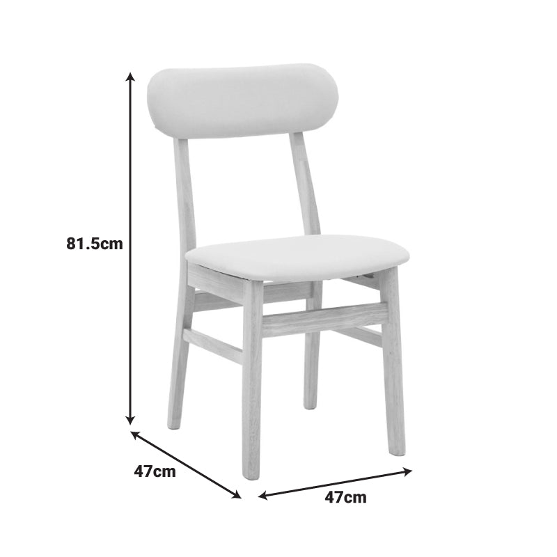Καρέκλα Gaborn pakoworld σε φυσικό-μπεζ απόχρωση 47x47x81,5εκ - Hippiehome.gr
