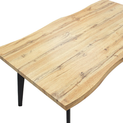 Τραπέζι Velto pakoworld MDF sonoma 160x90x76εκ - Hippiehome.gr