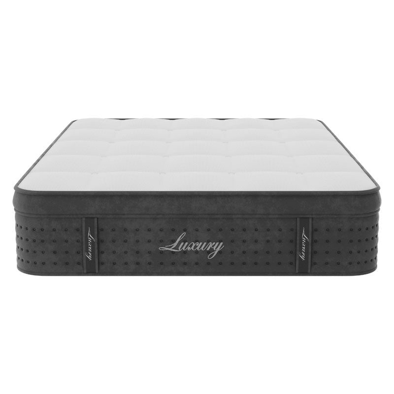 Στρώμα Luxury pakoworld pocket spring+gel memory foam+latex μονής όψης aloe vera 34-36cm 160x200εκ - Hippiehome.gr
