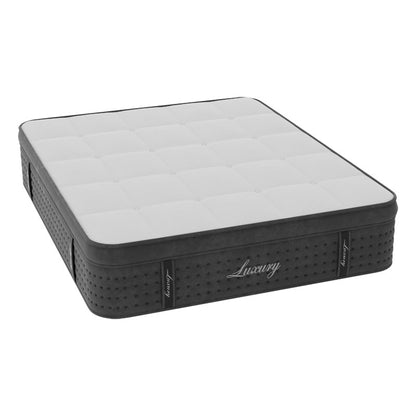 Στρώμα Luxury pakoworld pocket spring+gel memory foam+latex μονής όψης aloe vera 34-36cm 160x200εκ - Hippiehome.gr