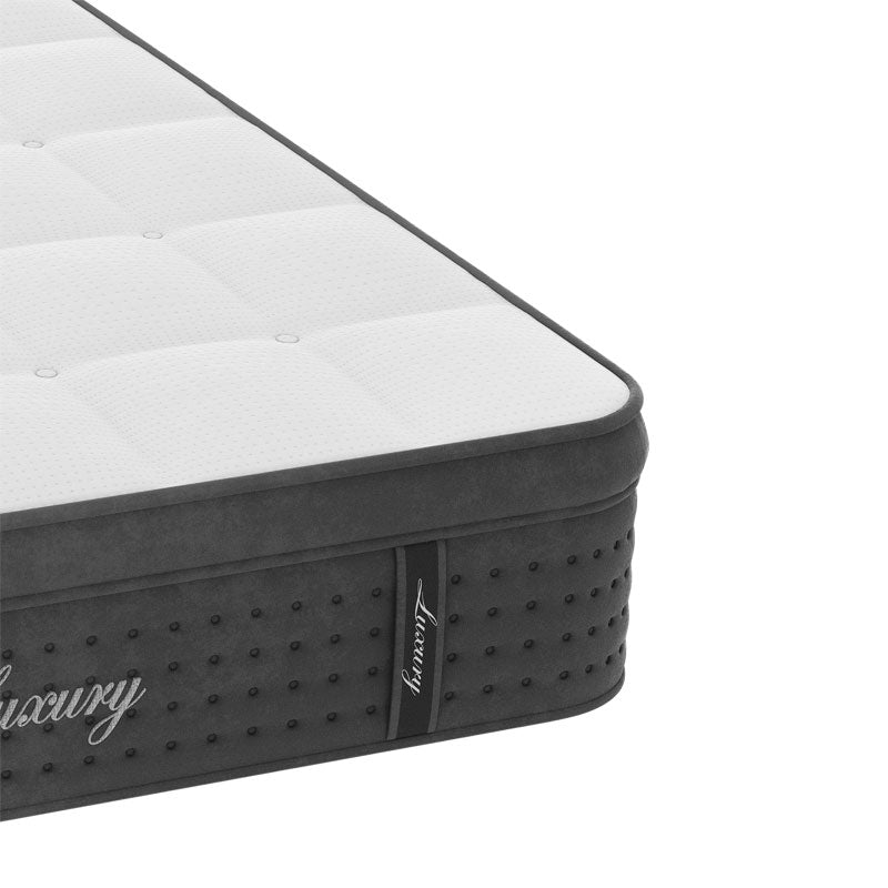 Στρώμα Luxury pakoworld pocket spring+gel memory foam+latex μονής όψης aloe vera 34-36cm 160x200εκ - Hippiehome.gr