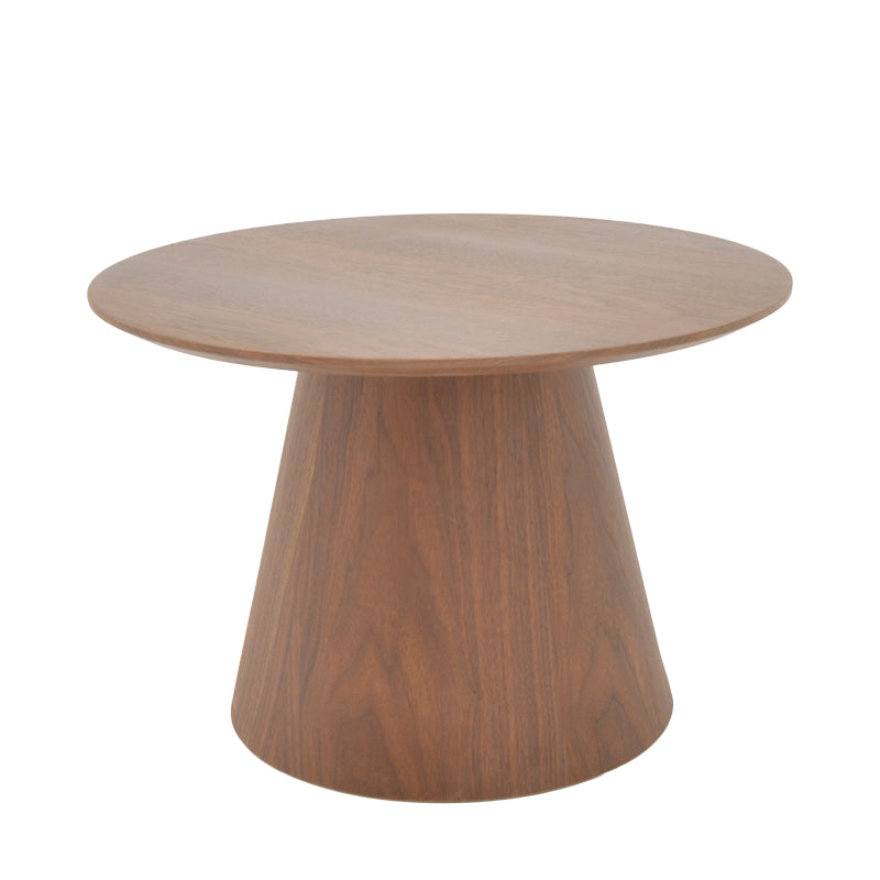 Τραπέζι σαλονιού Kayano pakoworld καρυδί mdf Φ60x40εκ - Hippiehome.gr