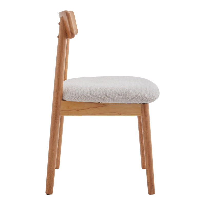 Καρέκλα Tullo pakoworld rubberwood σε φυσική απόχρωση 46x45x78εκ - Hippiehome.gr