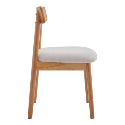 Καρέκλα Tullo pakoworld rubberwood σε φυσική απόχρωση 46x45x78εκ - Hippiehome.gr