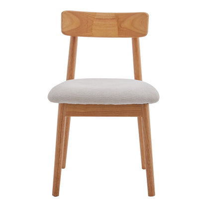 Καρέκλα Tullo pakoworld rubberwood σε φυσική απόχρωση 46x45x78εκ - Hippiehome.gr
