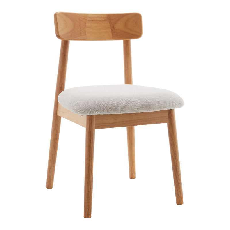 Καρέκλα Tullo pakoworld rubberwood σε φυσική απόχρωση 46x45x78εκ - Hippiehome.gr