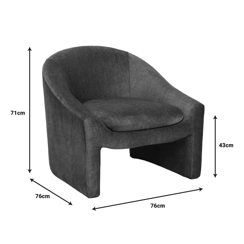 Πολυθρόνα Berza pakoworld κρεμ ύφασμα 76x76x71εκ - Hippiehome.gr