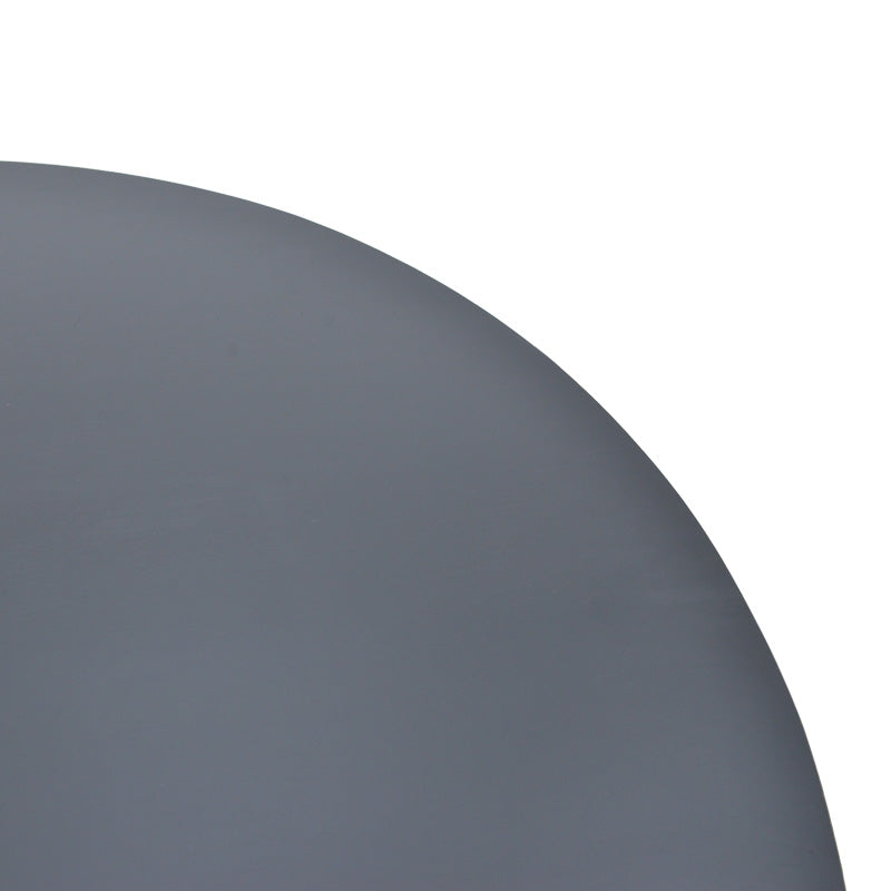 Τραπέζι Canicule pakoworld μασίφ ξύλο ακακίας σε μαύρη απόχρωση Φ150x75εκ - Hippiehome.gr