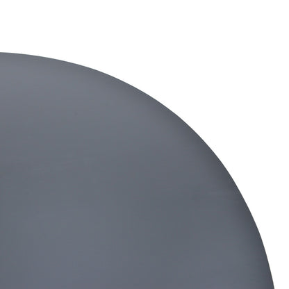 Τραπέζι Canicule pakoworld μασίφ ξύλο ακακίας σε μαύρη απόχρωση Φ150x75εκ - Hippiehome.gr