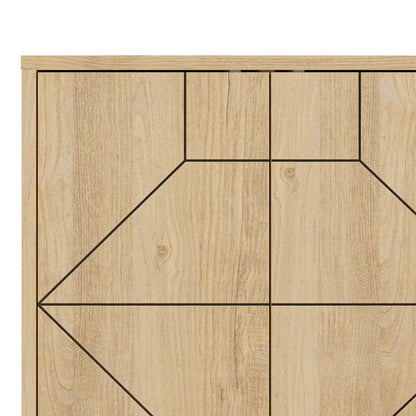 Μπουφές Dune pakoworld σε φυσική απόχρωση 181x35x77.4εκ - Hippiehome.gr