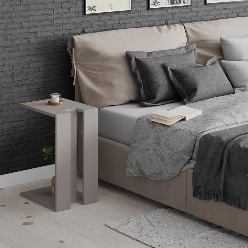 Βοηθητικό τραπέζι Muju pakoworld σε μόκα απόχρωση 40x30x57εκ - Hippiehome.gr