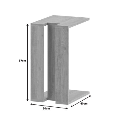 Βοηθητικό τραπέζι Muju pakoworld σε μόκα απόχρωση 40x30x57εκ - Hippiehome.gr
