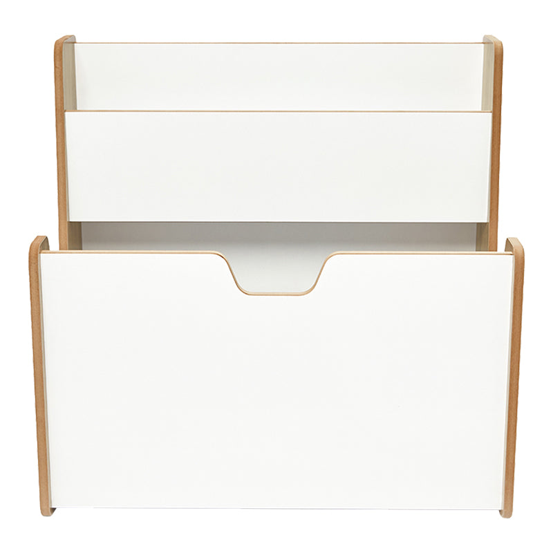 Ραφιέρα Crane pakoworld φυσικό-λευκό mdf 57x34x55εκ - Hippiehome.gr