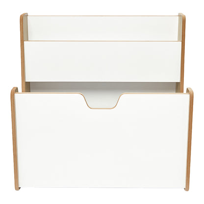 Ραφιέρα Crane pakoworld φυσικό-λευκό mdf 57x34x55εκ - Hippiehome.gr