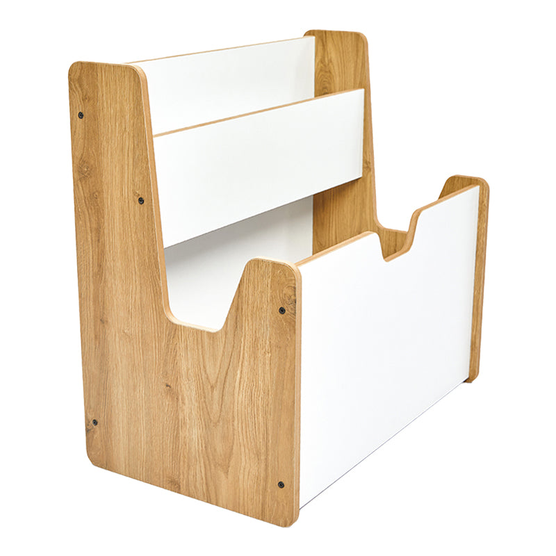 Ραφιέρα Crane pakoworld φυσικό-λευκό mdf 57x34x55εκ - Hippiehome.gr