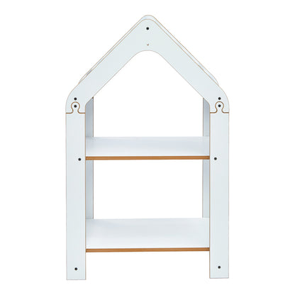 Ραφιέρα τ. Montessori Zoilen pakoworld λευκό-μπλε mdf 50x30x80εκ - Hippiehome.gr