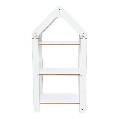 Ραφιέρα τ. Montessori Zoilen I pakoworld λευκό-μπλε mdf 50x30x100εκ - Hippiehome.gr