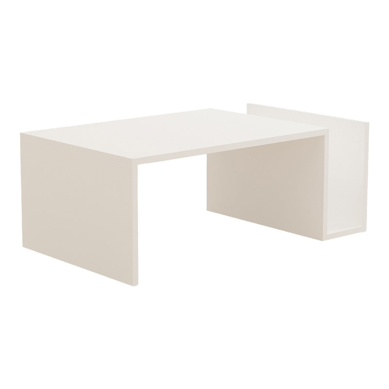 Τραπέζι σαλονιού Poko pakoworld σε λευκή απόχρωση 86.8x50x32,4εκ - Hippiehome.gr