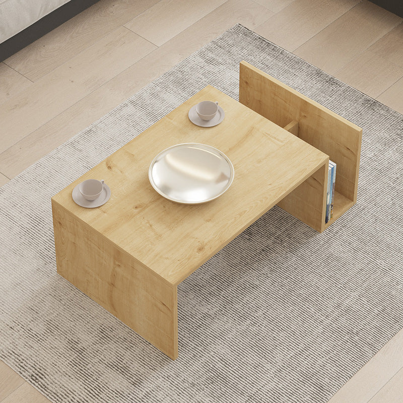 Τραπέζι σαλονιού Poko pakoworld σε oak απόχρωση 86.8x50x32,4εκ - Hippiehome.gr