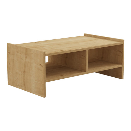 Τραπέζι σαλονιού Tiena pakoworld σε oak απόχρωση 90x50x35εκ - Hippiehome.gr