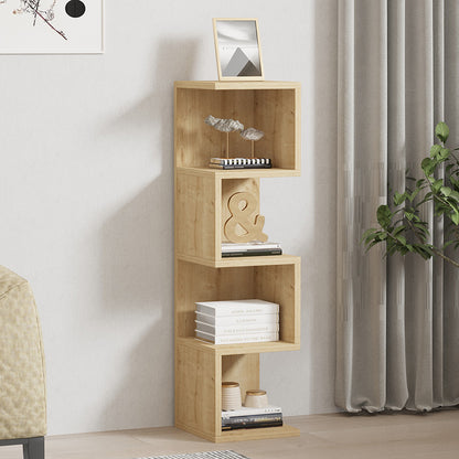 Ραφιέρα επιδαπέδια Pratel pakoworld σε oak απόχρωση 25x27x95εκ - Hippiehome.gr