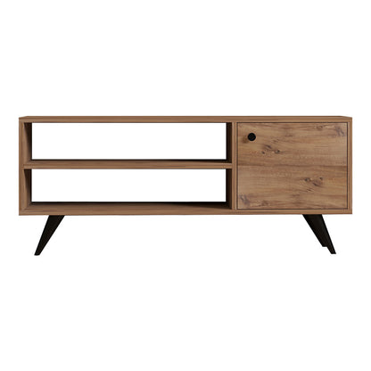 Έπιπλο τηλεόρασης Wison pakoworld σε sonoma απόχρωση 120x29x50εκ - Hippiehome.gr