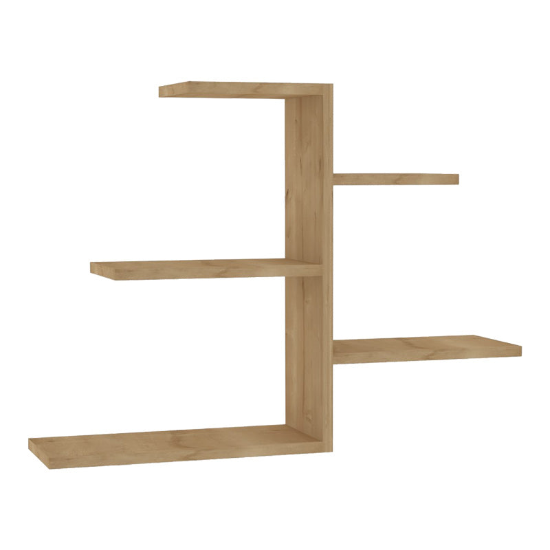 Ραφιέρα τοίχου Callum pakoworld σε oak απόχρωση 82.2x19,6x48εκ - Hippiehome.gr