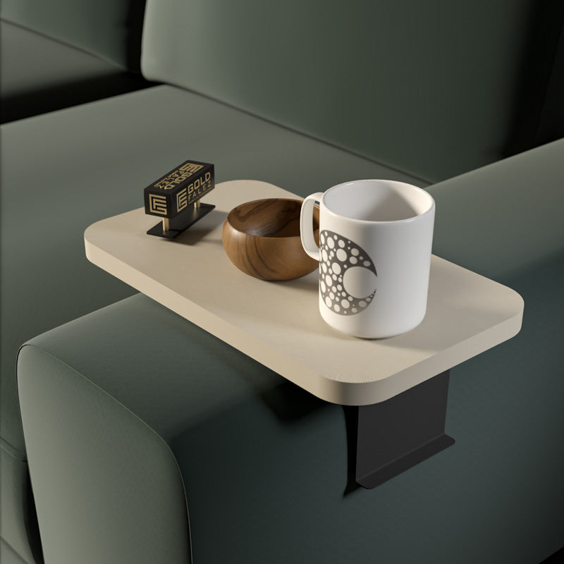 Βοηθητικό τραπεζάκι Linea I pakoworld σε απόχρωση κρέμα με μαύρα μεταλλικά πόδια 20x35x10εκ - Hippiehome.gr