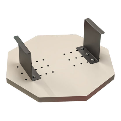 Βοηθητικό τραπεζάκι Linea pakoworld σε απόχρωση κρέμα με μαύρα μεταλλικά πόδια Φ34x10εκ - Hippiehome.gr