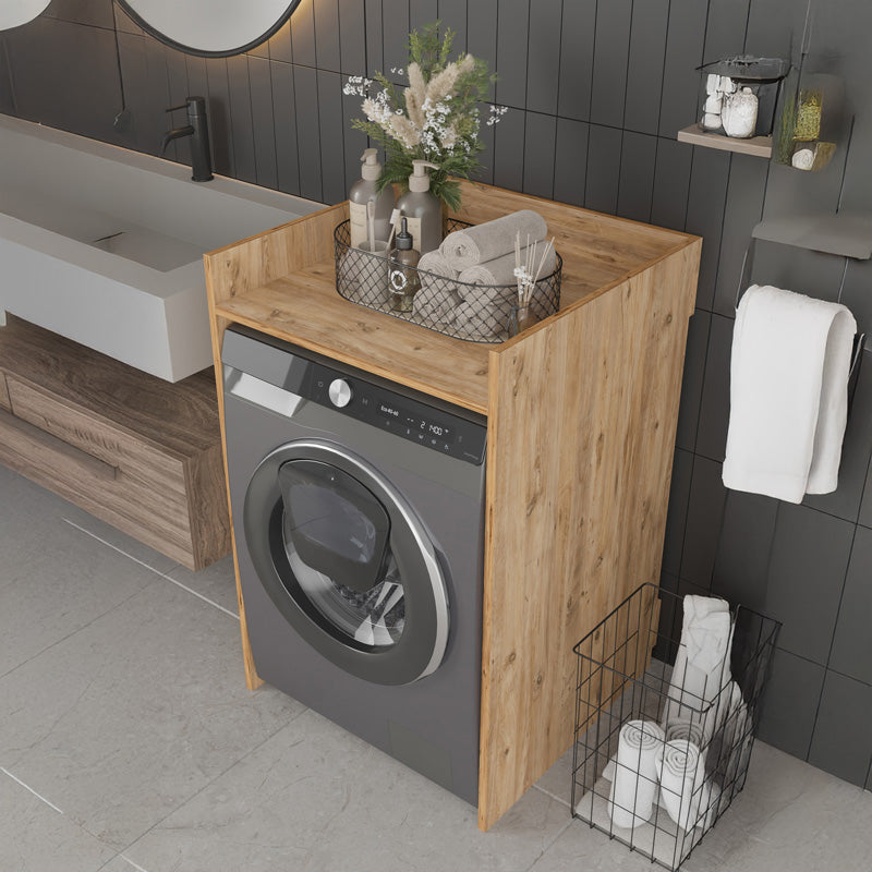 Έπιπλο πλυντηρίου Cuci pakoworld σε oak απόχρωση 60x62x99εκ - Hippiehome.gr