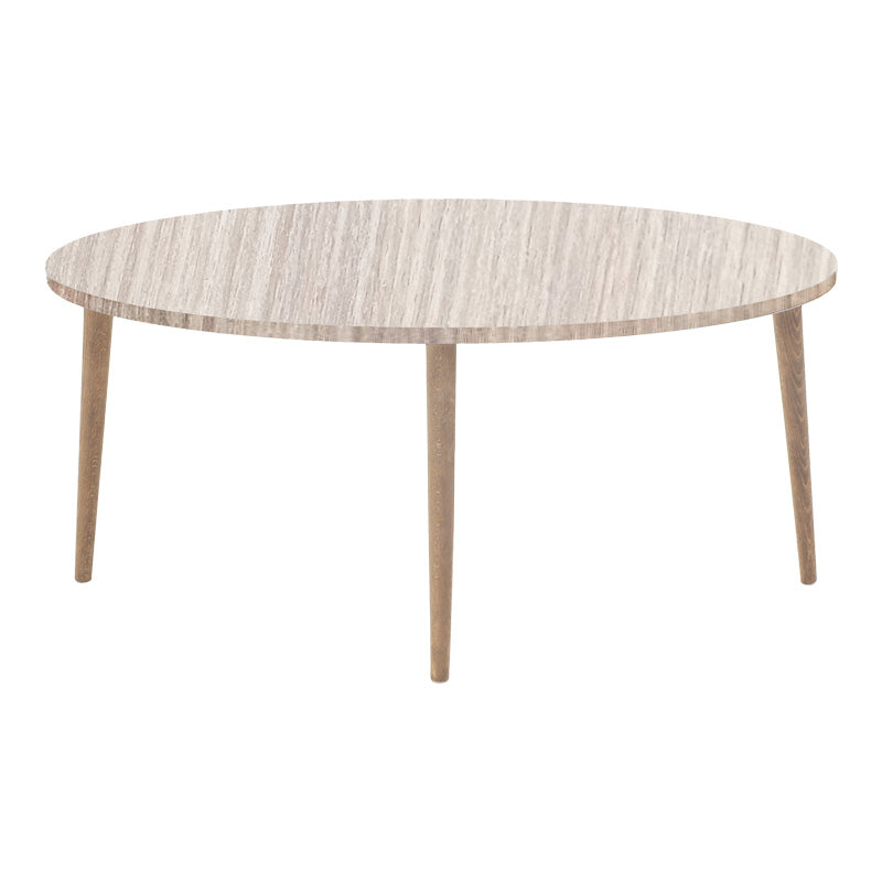 Τραπέζι σαλονιού Barton pakoworld επιφάνεια σε φυσική απόχρωση με καρυδί πόδι 90x45x40εκ - Hippiehome.gr