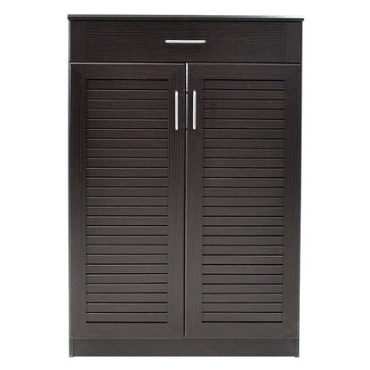 Παπουτσοθήκη-ντουλάπι SANTE pakoworld 20 ζεύγων χρώμα wenge 80x37x123εκ - Hippiehome.gr