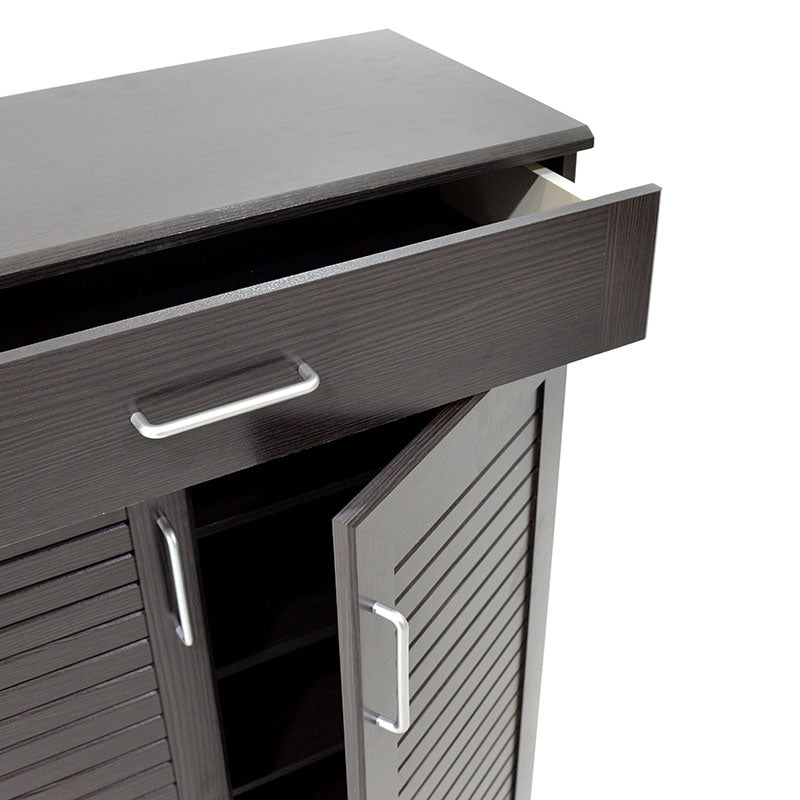 Παπουτσοθήκη-ντουλάπι SANTE pakoworld 20 ζεύγων χρώμα wenge 80x37x123εκ - Hippiehome.gr