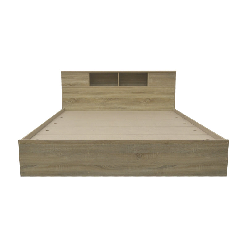 Κρεβάτι OLYMPUS pakoworld σε sonoma απόχρωση 140x200εκ - Hippiehome.gr