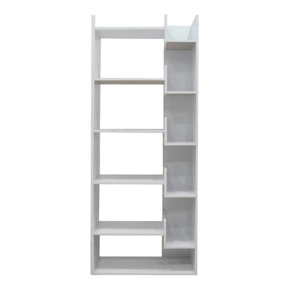 Βιβλιοθήκη Naya pakoworld σε λευκή απόχρωση 72x30x182.5εκ - Hippiehome.gr