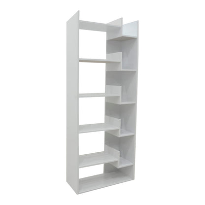 Βιβλιοθήκη Naya pakoworld σε λευκή απόχρωση 72x30x182.5εκ - Hippiehome.gr