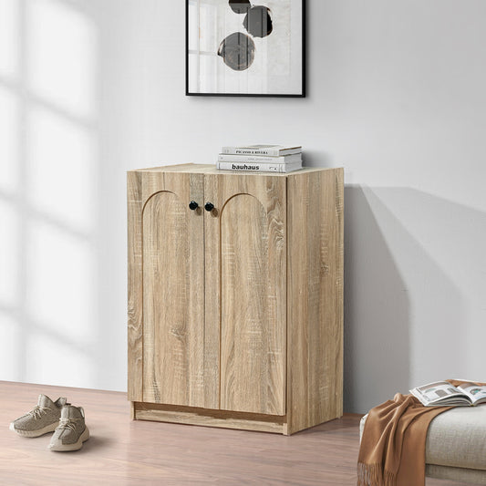 Παπουτσοθήκη-ντουλάπι Ambera pakoworld σε sonoma απόχρωση 60x36.5x81.5εκ - Hippiehome.gr