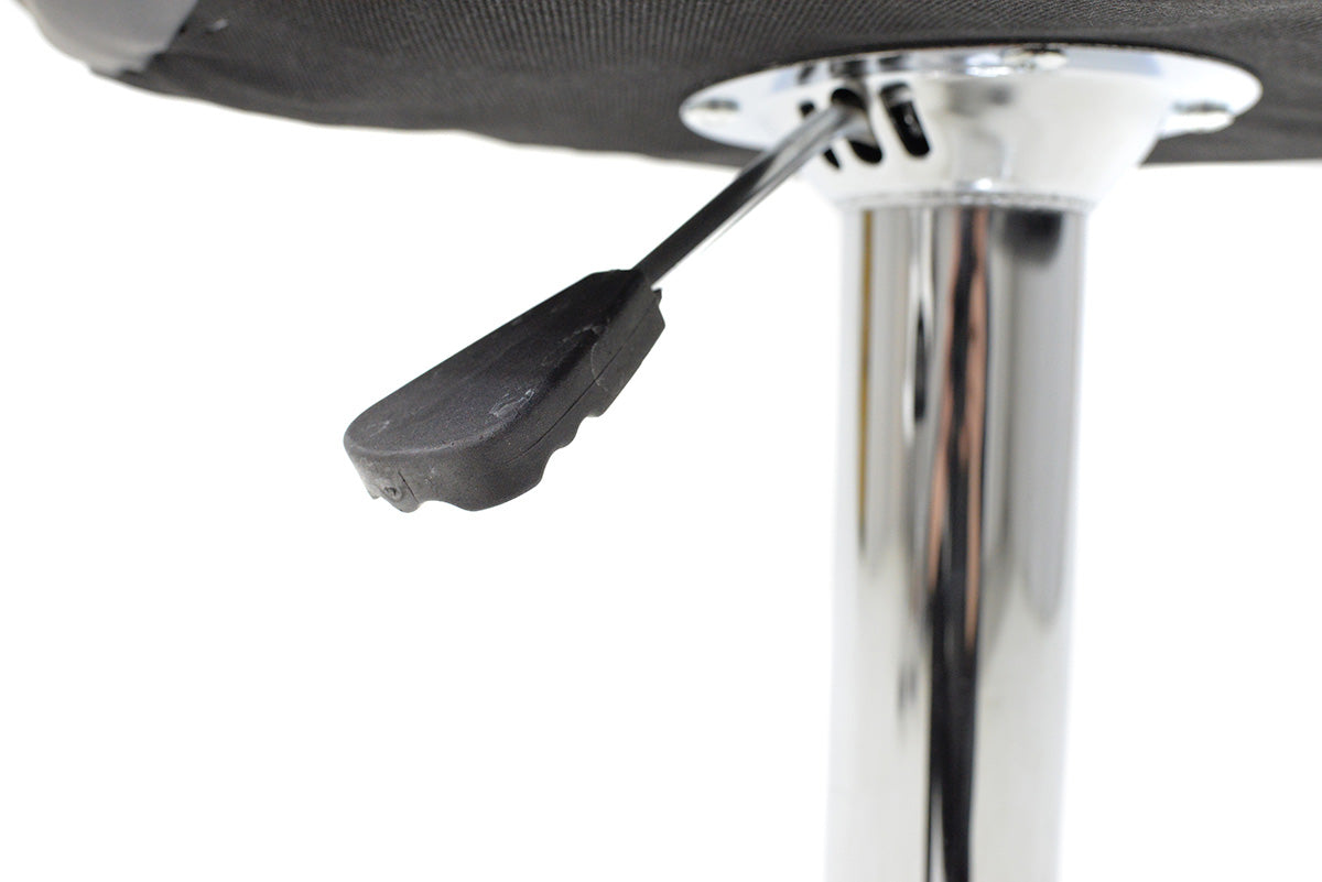 Σκαμπό μπαρ Coozy pakoworld pu σε μαύρο χρώμα σκελετός χρωμίου - Hippiehome.gr