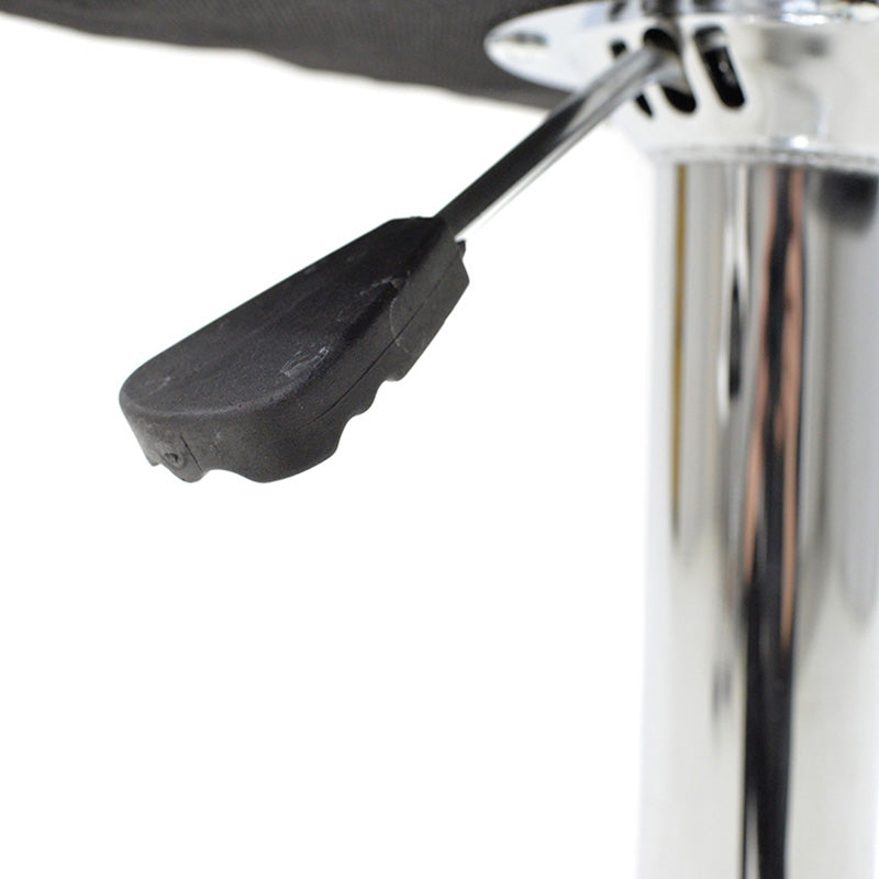 Σκαμπό μπαρ Balina pakoworld πτυσσόμενο λευκό pu-μέταλλο χρωμίου 52x53x109εκ - Hippiehome.gr