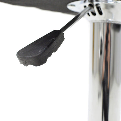 Σκαμπό μπαρ Balina pakoworld πτυσσόμενο λευκό pu-μέταλλο χρωμίου 52x53x109εκ - Hippiehome.gr